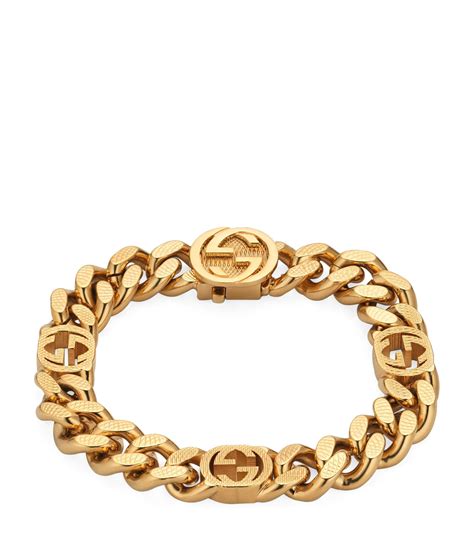 men's gucci chain bracelet|gucci bracelet interlocking g charm.